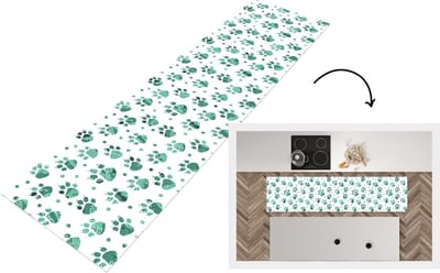 Keukenloper - Loper keuken - Patroon - Huisdieren - Hond - Dier - 200x50 cm - Keukenloper vinyl