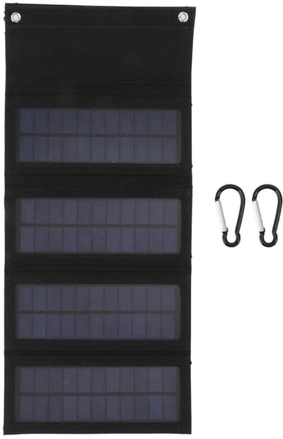 Allecto - Draagbare Zonnepaneel Lader - Vouwbaar en Lichtgewicht - 40W Monokristallijn - Geschikt voor Kamperen en Wandelen - Efficiënte Energieopl...