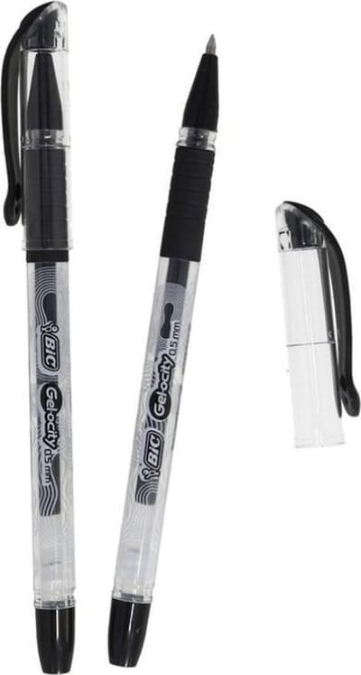 Bic Gelpennen Gel-ocity 0,5 Mm Zwart 2 Stuks