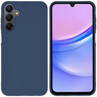 imoshion Hoesje - Geschikt voor Samsung Galaxy A15 (4G) / A15 (5G) - Color Backcover - Donkerblauw