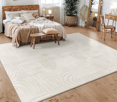 Paco Home Vloerkleed Woonkamer Laagpolig Patroon Scandinavisch Boho Patroon Geometrisch 120x160 cm