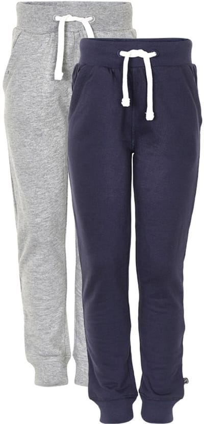 Minymo kinderjoggingbroek Basic 36 Sweat Pant (2-pack) donkerblauw