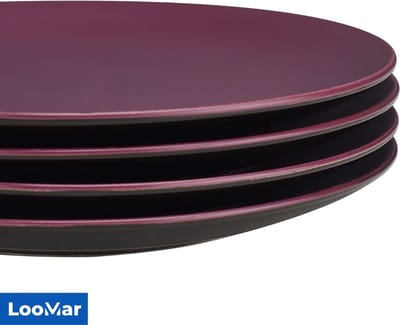 LooMar Serviesset – 32 delig – 8 persoons –Porselein - Luxe – Bordenset – Dinner platen – Dessertborden - Kommen - Mokken - Set - Blauw