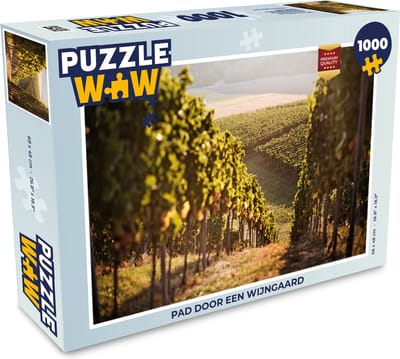 Puzzel Pad door een wijngaard - Legpuzzel - Puzzel 1000 stukjes volwassenen
