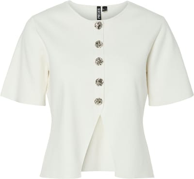 Pieces gebreid vest PCMARIE SPLIT