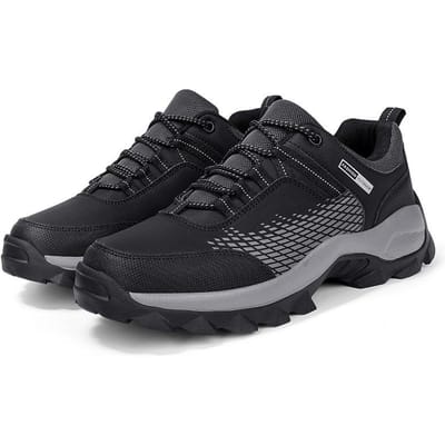 Heren Laarzen Outdoor Sneakers Heren Schoenen Mode Mannelijk Casual Schoeisel Comfortabele Tenis Masculino Botas Heren Sneakers Schoenen 46 zwart