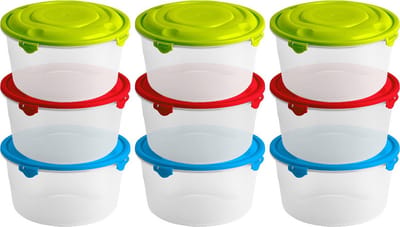Hega Hogar Vershoudbakjes van 0,75 liter - 36x stuks - transparant - kunststof - Luchtdicht - kleine bakjes