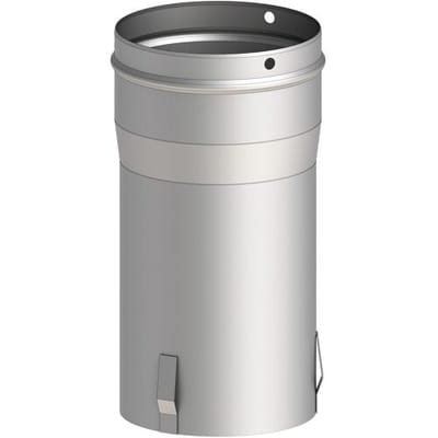 GGM Gastro Einschubstutzen/ Adapter für Kaminaufsatz - Ø 250 mm Zilver