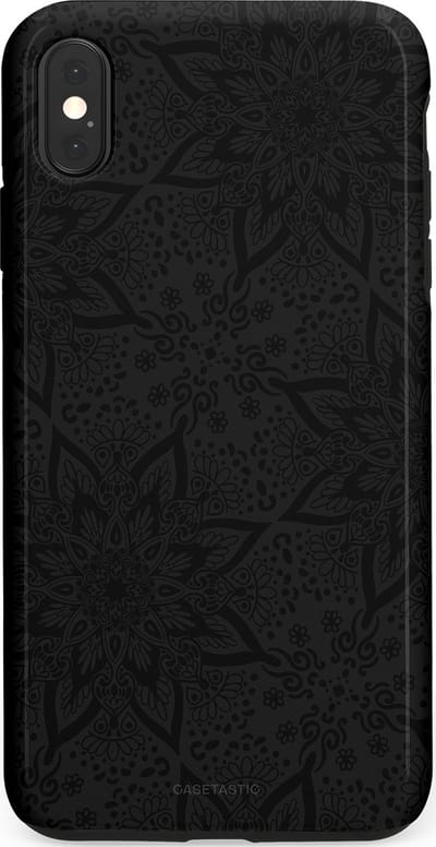Casetastic Hoesje Geschikt voor Apple iPhone Xs Max - Stijlvolle Beschermende Duo-layer Case - Mandala stijl
