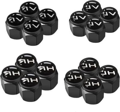 Set van 16 Universele Ventieldoppen voor Auto, Motor en Fiets - Aluminium Ventilkappen voor Verbeterde Bescherming en Stijl