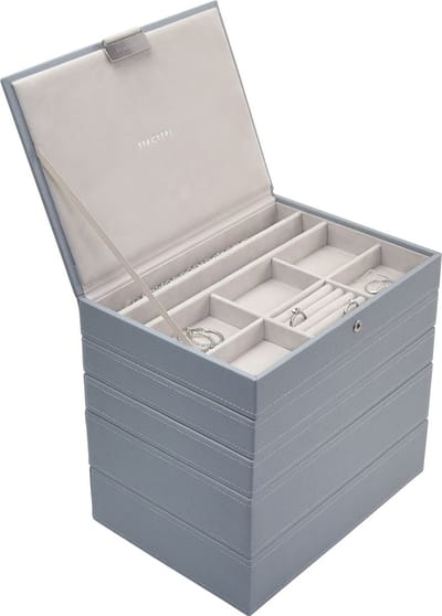 STACKERS DUSKY BLUE - Sieradendoos - Juwelendoos - Sieradenhouder - Sieraden Organizer