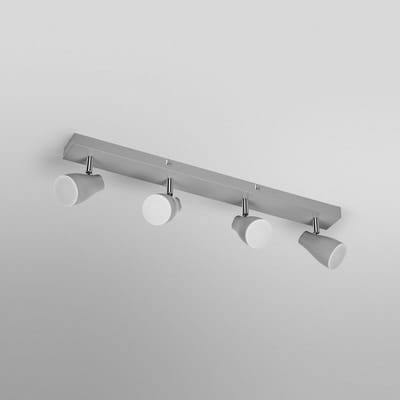 OSRAM LED SPOT PEAR plafondmontagespot 600mm, grijs, 17,2W, 840lm, gericht licht met warm witte lichtkleur, met flexibele GU10 kop, inclusief GU10 lamp, IP20, 2700K.