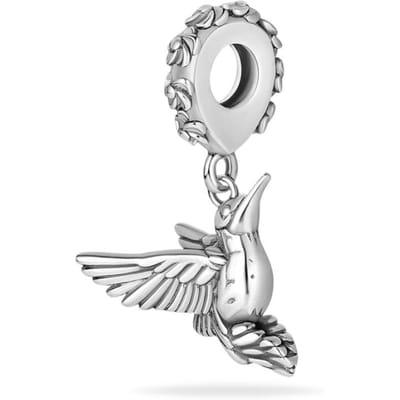 Echt Koper Bos Ekster Papegaai Specht Hanger Past Origineel Ontwerp Bedeltje Charme Kralen Mode Armband Sieraden Accessoires white