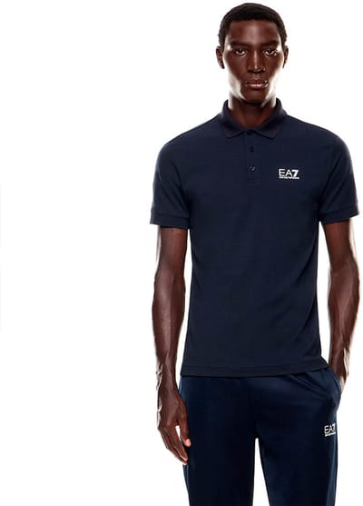 Ea7 Donkerblauw Polo Top