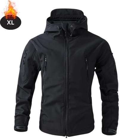 Livano Skipak - SkiBroek - Skijas - Ski Suit - Wintersport - Heren - Winter - Warm Fleece - Zwart - Maat XL