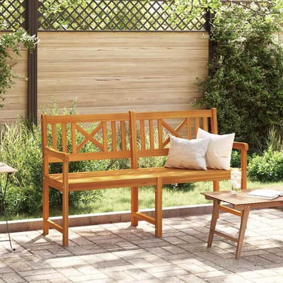 vidaXL - Tuinbank - 150 - x - 56 - x - 90 - cm - Massief - Acacia - Hout - Naturel