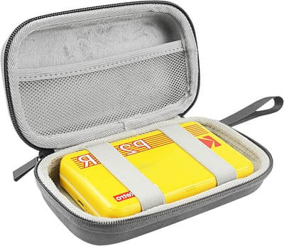 Duurzame Hard Case voor Draagbare Instant Fotoprinter - Bescherming, Opbergruimte en Stijl in Grijs