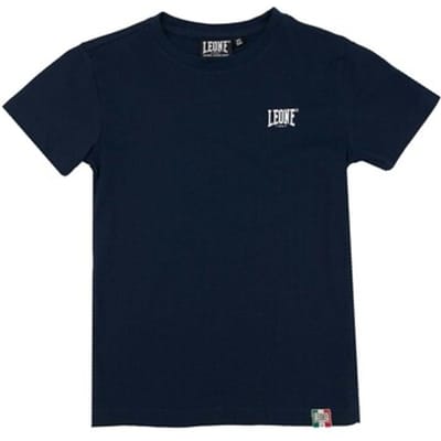 T-shirt Korte Mouw Leone 1947 Boy Short Sleeves Small Logo