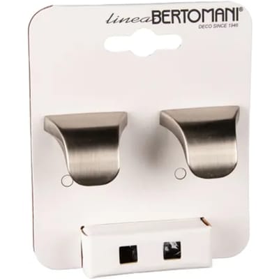 Bertomani Meubelknop - Zamak - Vernikkeld - 16mm - Set Van 2