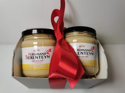 Echte Gentse Stropkes Mosterd - Ferdinand Tierenteyn Sinds 1818 - Artisanaal Streekproduct-  Pakket van 2x 200g