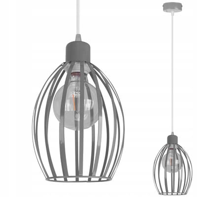 Light Home Tomi 2070/1 – Hanglamp Loft – Metalen Constructie – Hoogte Verstelbaar – E27 Fitting
