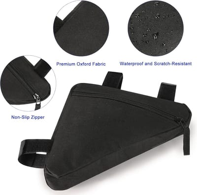 Frametas - Frametas fiets -Fiets frame tas - Waterdichte fietstas - 3 Stuks Fiets Frametas –Fietstas met Klittenband - Grote Bike Frame Bag voor Telefoon - Gereedschap en Fietsaccessoires - Geschikt voor MTB - Racefiets en Stadsfiets