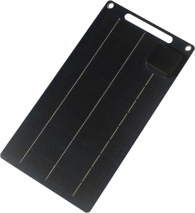Draagbaar Zonnepaneel - Opvouwbaar Paneel - Outdoor Energie - Smart Dubbele Poorten - 100W Vermogen - Zwart