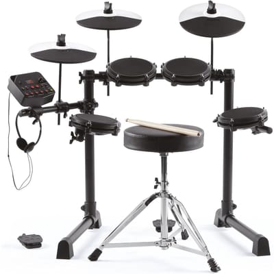 ApexArte® Elektrisch Drumstel - Zwart