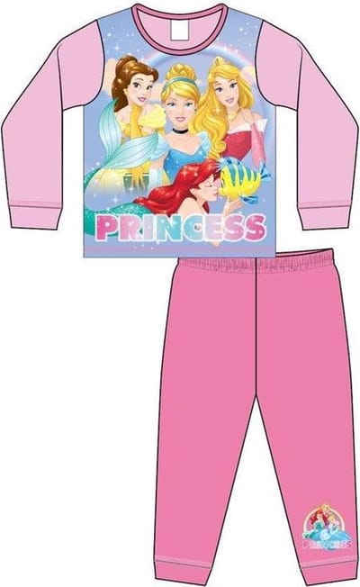Princess pyjama - maat 92 - Disney Prinsessen pyama - roze
