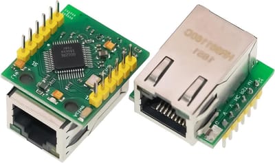 Ethernet Module - SPI naar LAN - Netwerk Projecten - Geïntegreerde Protocol Stack - 2 stuks - Niet gespecificeerd