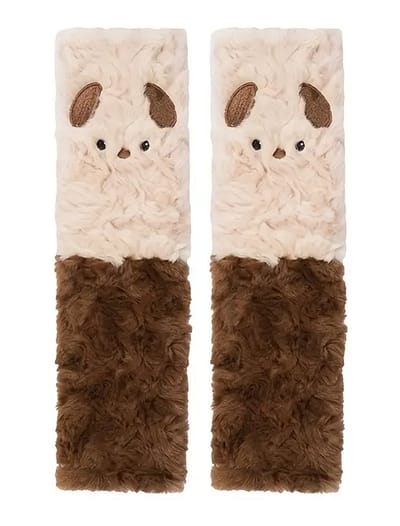 Gordelbeschermer Kind - Bruine Puppy - Gordelkussen 2 Stuks - Gordelhoezen - Kasey Products