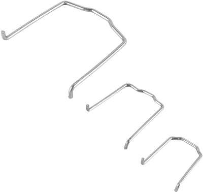 Dailygoods- Radiatorslangveerklemmenset RVS - 3 Stuks - Corrosiebestendig - Slijtvast - Veerbelast - Eenvoudige Installatie - Veerklemmen