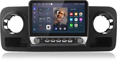 Junsun Android 15 Autoradio Geschikt voor Mercedes Benz Sprinter W907 2019-2023 Accessoires, 4GB+64GB, Draadloze CarPlay & Andriod Auto , DAB+, GPS-Navigatie, Bluetooth, WiFi, Stuurwielbediening 10.1-inch Touchscreen, DSP, 4G Lte, Octa-core processor