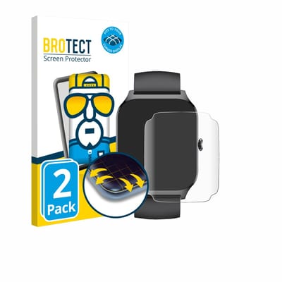 BROTECT - Screenprotector voor CASCHO P125 1.85" - Folie Beschermfolie transparant volledig dekking - 2 Stuks
