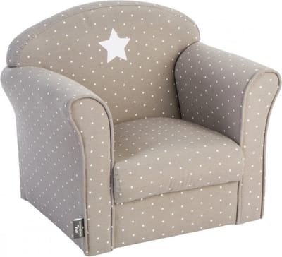Klassieke Kinder Fauteuil Taupe