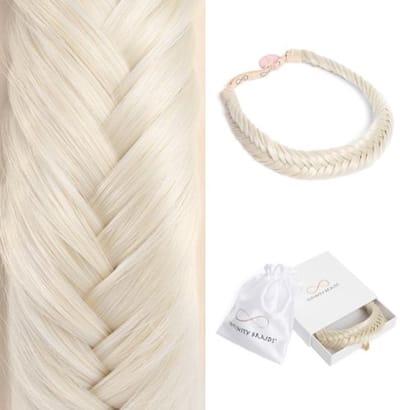 Infinity Braids - Jolie Fishtail Braid - Haarband - Haarband Dames - Haarbanden - Haarband Meisje - Jolie Diamond Frost