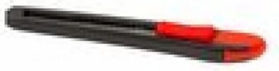 Afbreekmes klein 9 mm zwart rood