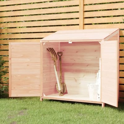 Gereedschapsschuur - Opbergkast Tuin - Tuinopslag - Massief Hout - 102 x 52 x 112 cm - Houtkleur