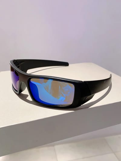 Y2k Punk Zonnebril Cool Omwikkeld Rond Trend Design voor Vrouwen Mannen Buiten Sport Mode Luxe Merk Schaduw Brillen without else gray