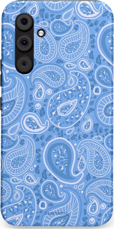 Casetastic Hoesje Geschikt voor Samsung A54 (5G) - Stijlvolle Beschermende Duo-layer Case - Paisley verleiding