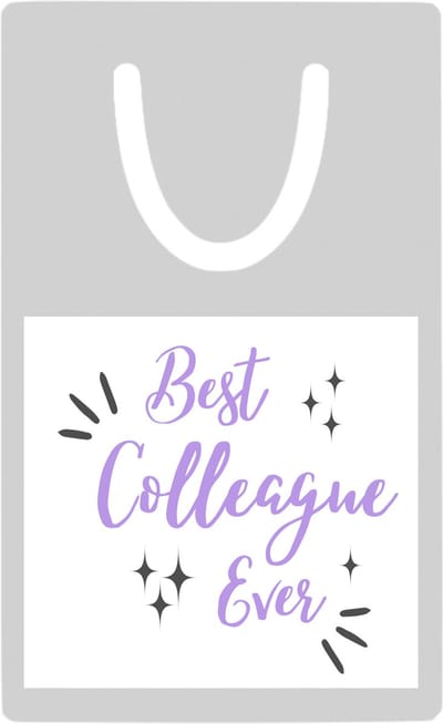 Hacebo® - best colleague ever metalen boekenlegger- Collega - een collega - werk - afscheidscadeau - verjaardagscadeau - kado Bladwijzer boekenleggers - 7.6 cm x 5cm