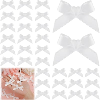 Set van 200 Mini Strikken voor Creatief Gebruik, 40 x 10 mm, Schattige Cadeau Strikken voor Verpakking, Decoratie en Bruiloften