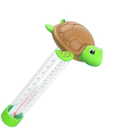 Waterthermometer - Watertemperatuur meter - Veilig badderen - Nauwkeurige dubbele schaal - 10 Centimeter - Zeeschildpad