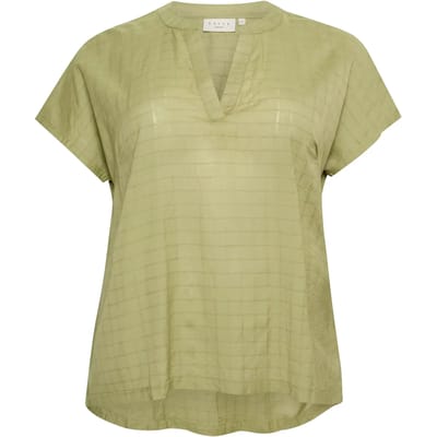 Vrouwelijke blouse met vleermuismouwen KAFFE Curve Felia