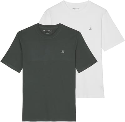 Marc O Polo T-shirt Small-Logo Set van 2