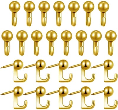 Metalen Pin Tacks - Punaises Pinnen - Wand Decoreren - Roestvrij Corrosiebestendig - 25 stuks - Goud