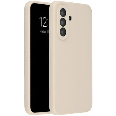 Accezz Hoesje - Geschikt voor Samsung Galaxy A37 (5G) - Liquid Silicone Backcover - Stone