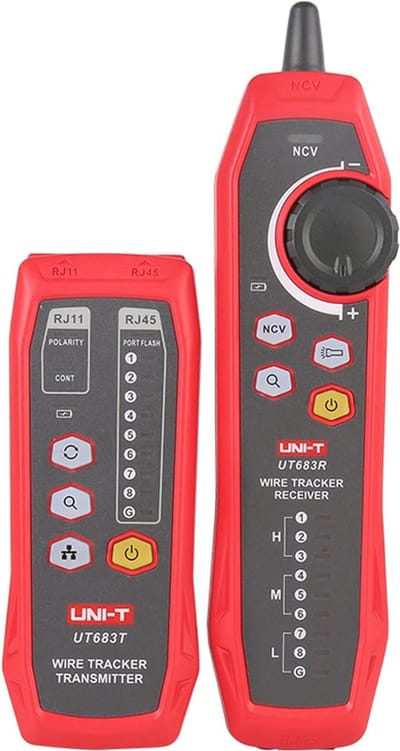 Kabeltester en Draadzoeker voor RJ11 en RJ45 - Netwerk Onderhoud en Reparatie Tool