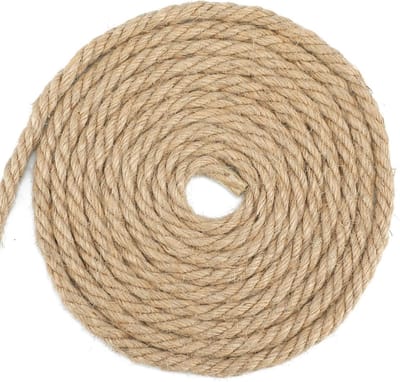 Jute Touw van 10 Meter voor DIY Projecten, Ambachten en Tuinieren - Sterk en Duurzaam 8MM