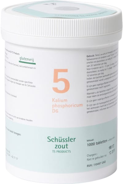 Sch ssler zout Nr. 5 Kalium phosphoricum D6 TS Products